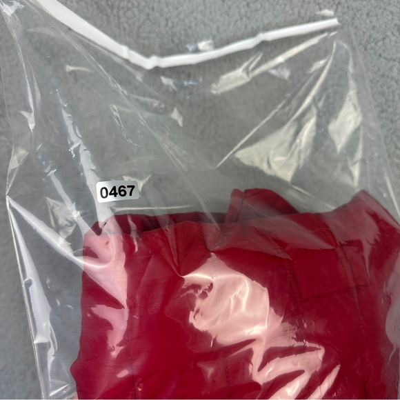 Armani Jeans Vibrant Red Quilted Jacket Men’s Size Large - Picture 16 of 16